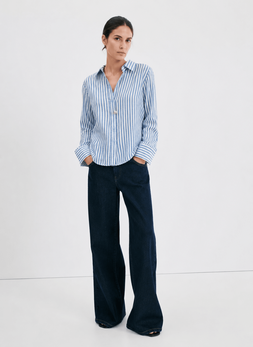 BLUEBELL - STRIPE WOMEN'S SHIRT - URBUNX