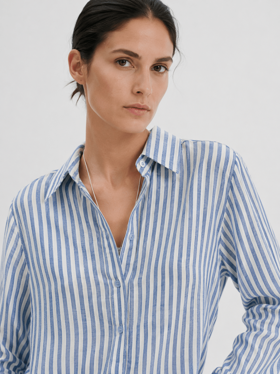 BLUEBELL - STRIPE WOMEN'S SHIRT - URBUNX