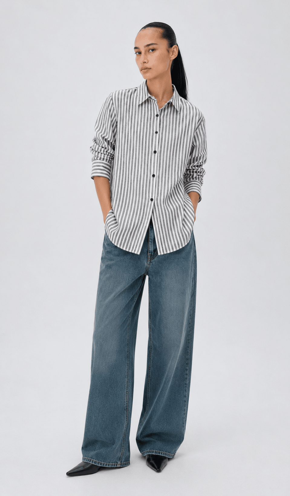 MONO - STRIPE WOMEN'S SHIRT - URBUNX