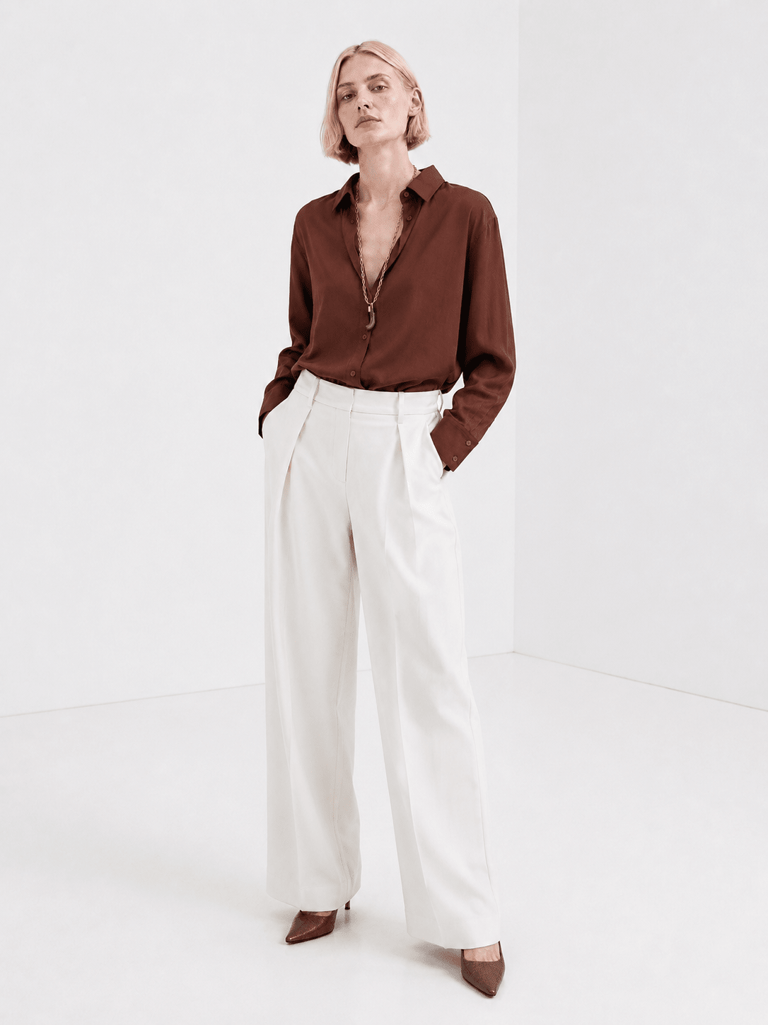 COPPER - PLAIN WOMEN SHIRT - URBUNX