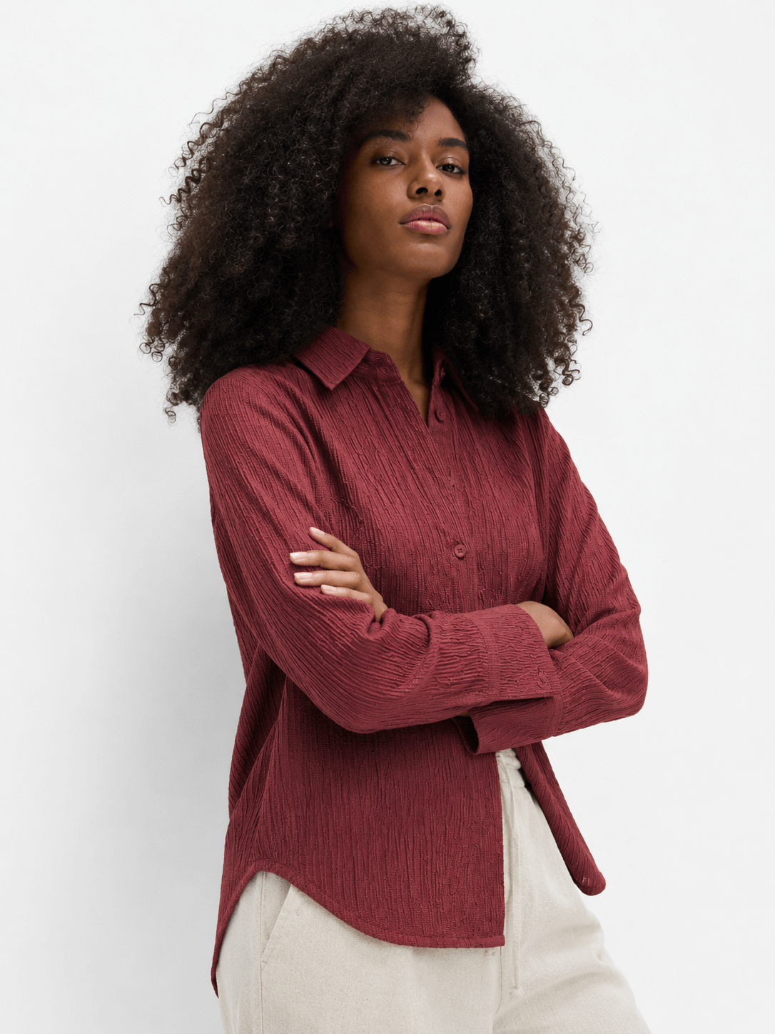 SCARLET - OVERSIZED WOMEN'S SHIRT - URBUNX