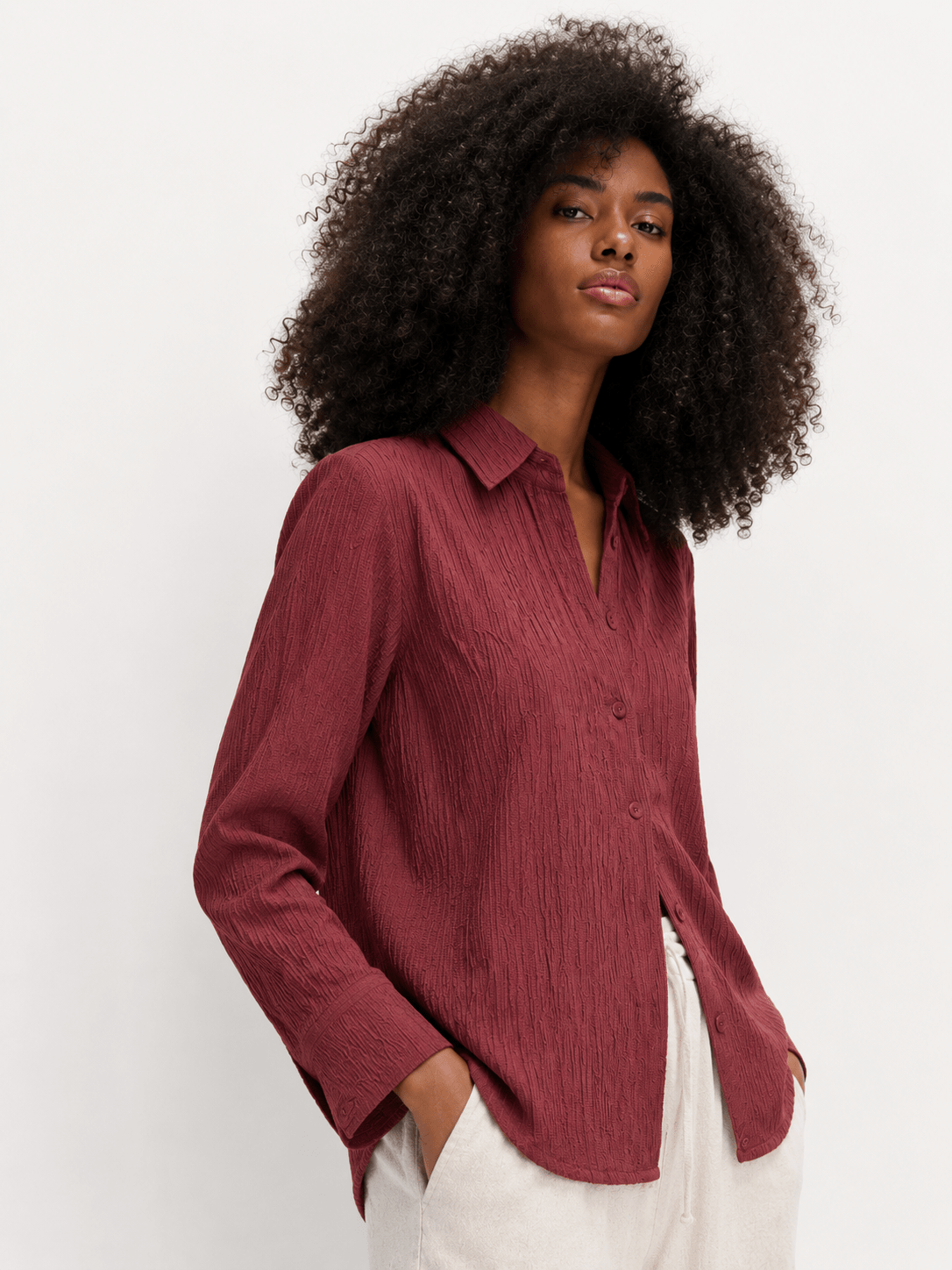SCARLET - OVERSIZED WOMEN'S SHIRT - URBUNX