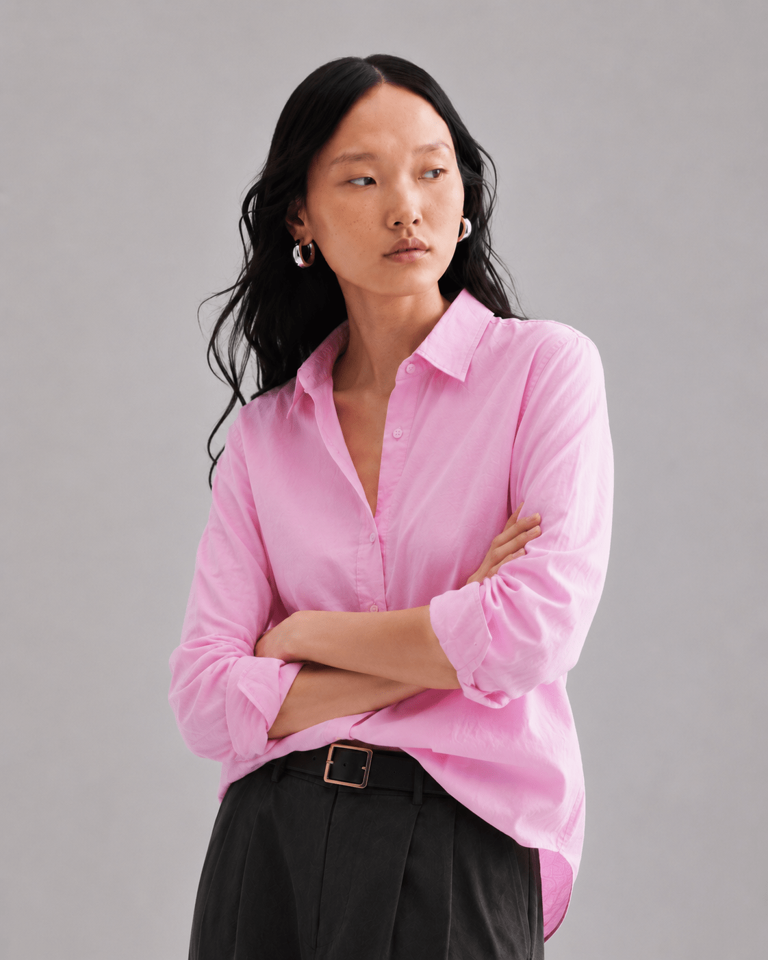 BLUSH - PLAIN WOMEN SHIRT - URBUNX