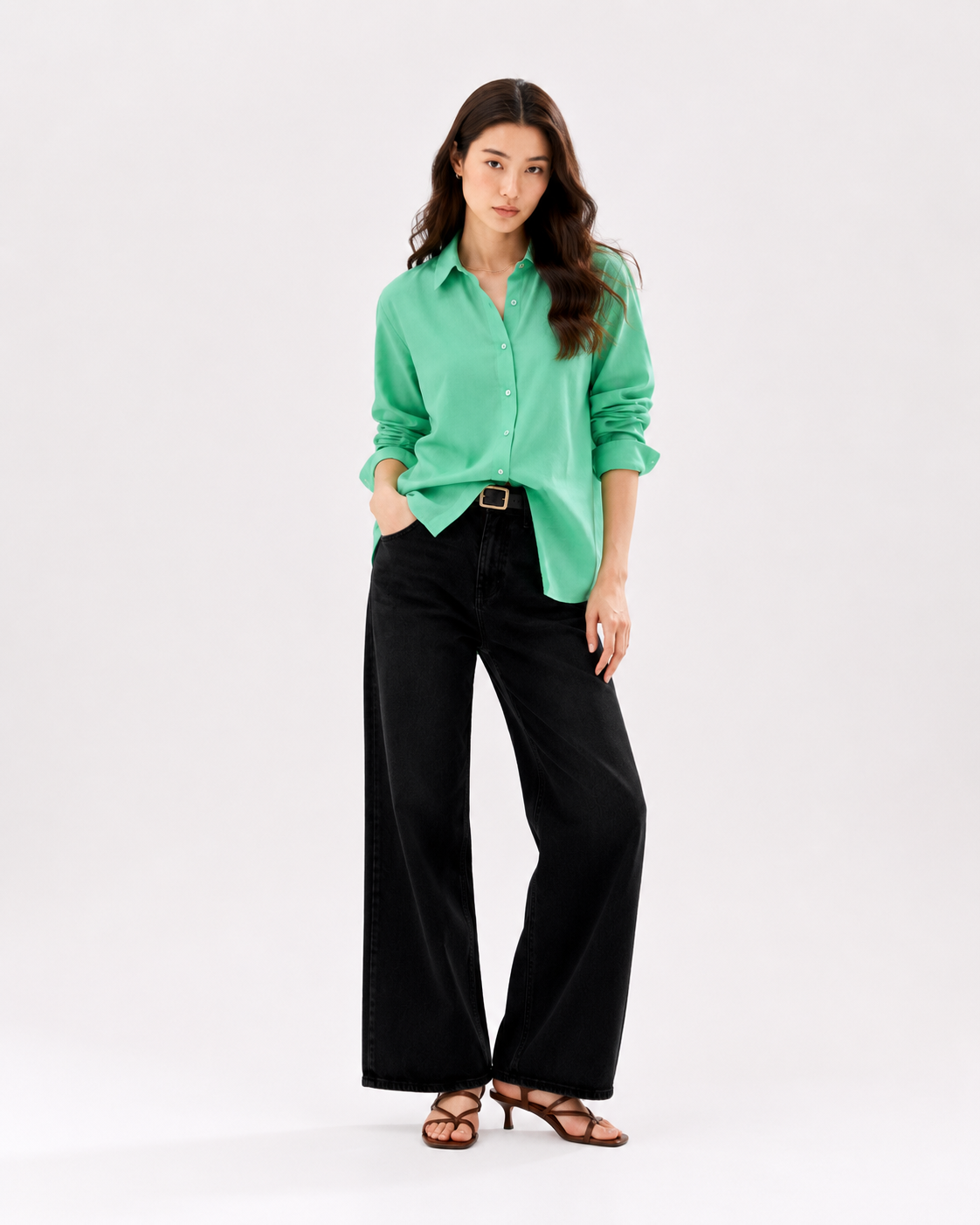 MINT - PLAIN WOMEN SHIRT