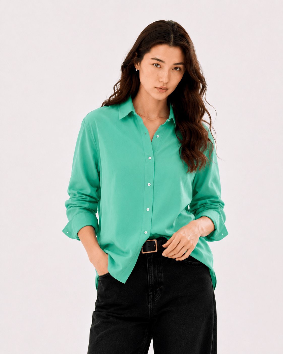MINT - PLAIN WOMEN SHIRT - URBUNX