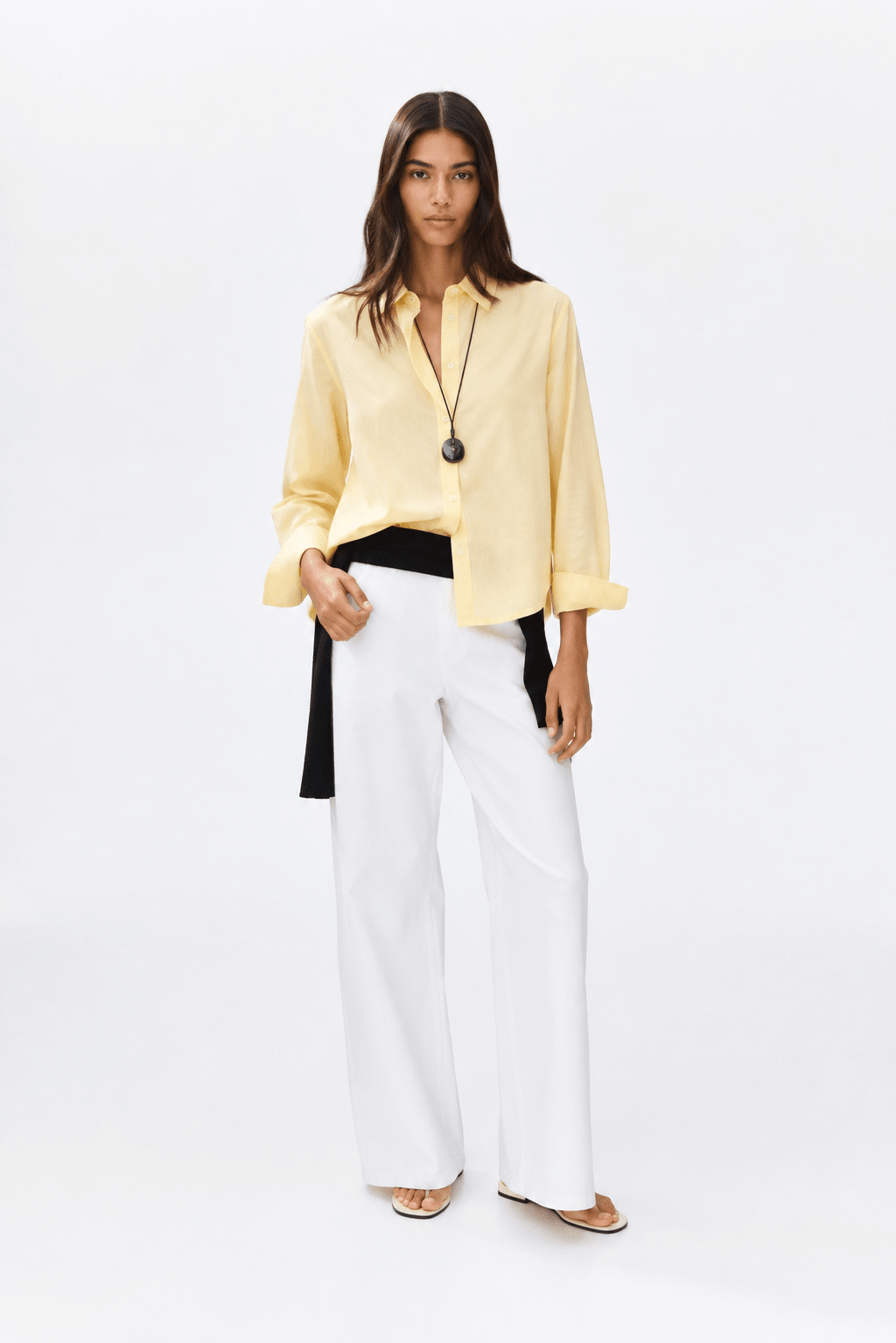 LEMON - PLAIN WOMEN SHIRT - URBUNX