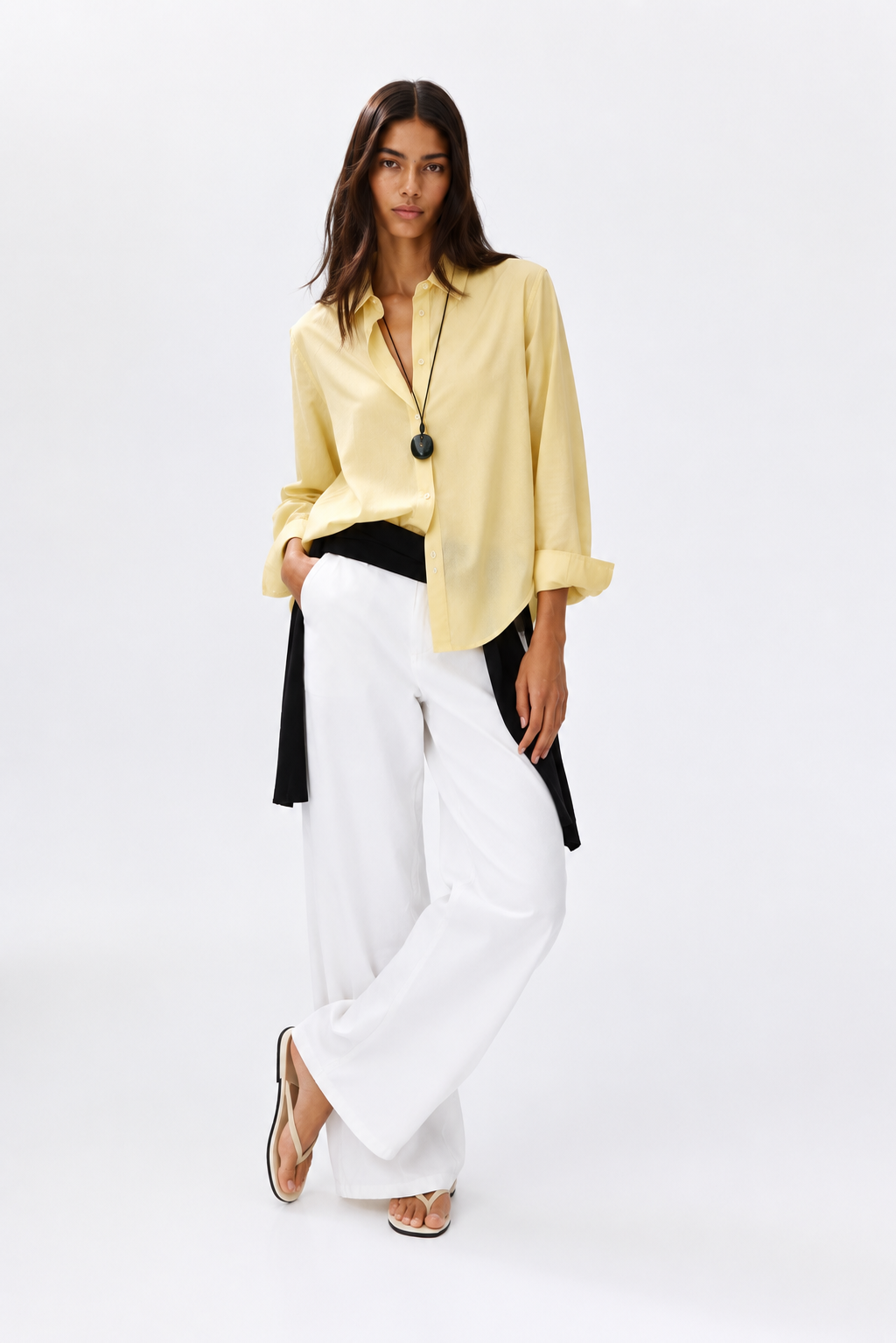 LEMON - PLAIN WOMEN SHIRT
