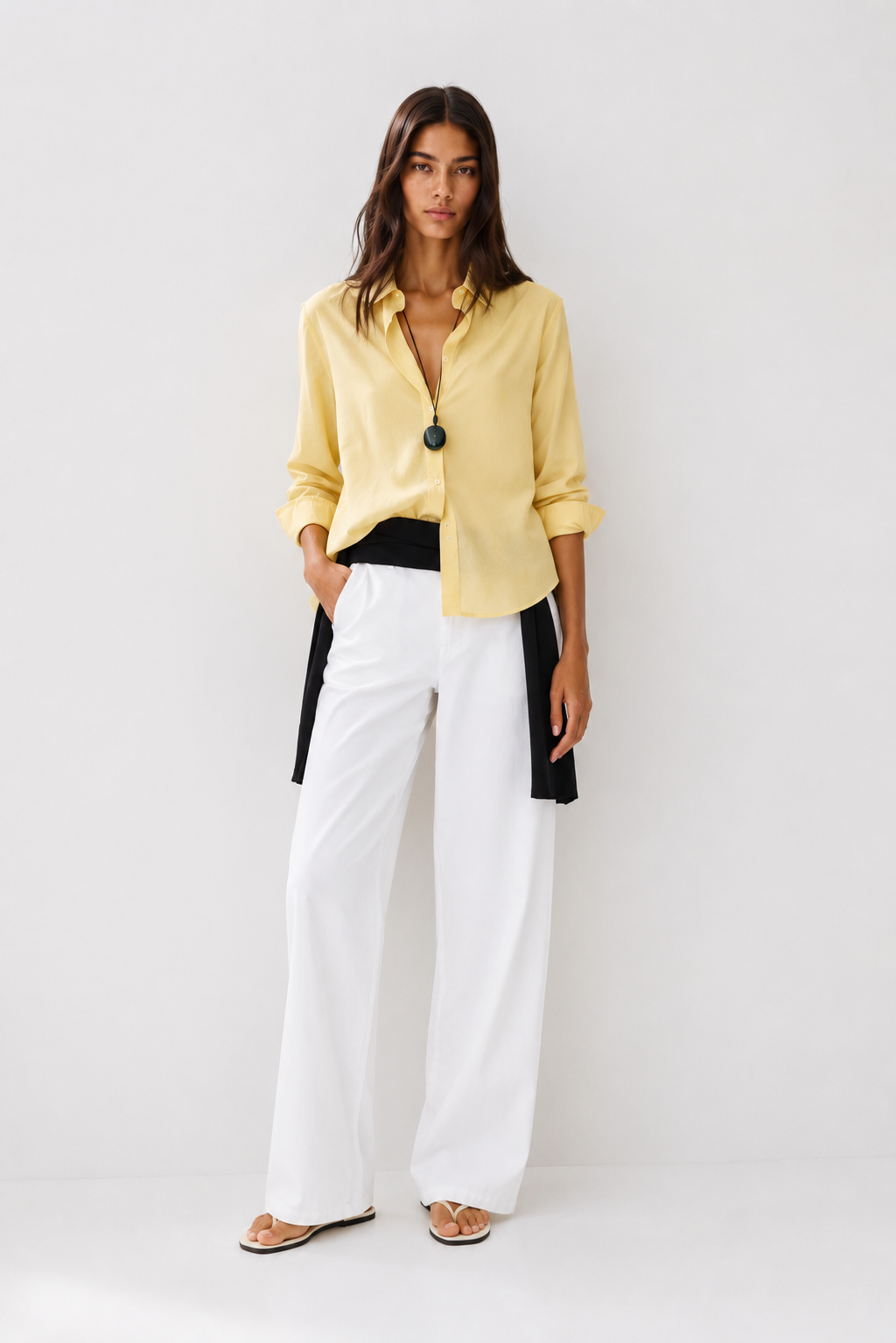 LEMON - PLAIN WOMEN SHIRT