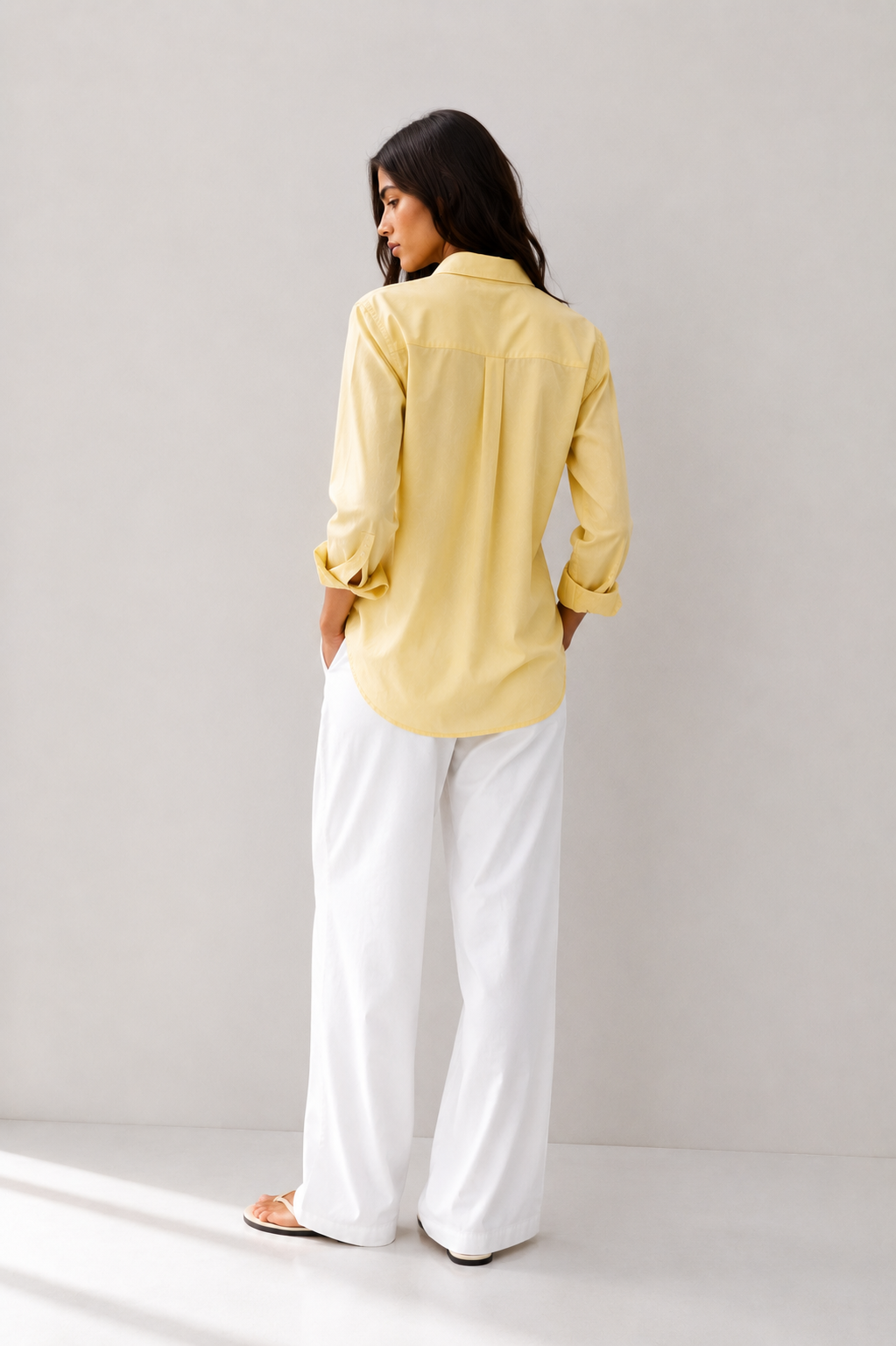 LEMON - PLAIN WOMEN SHIRT