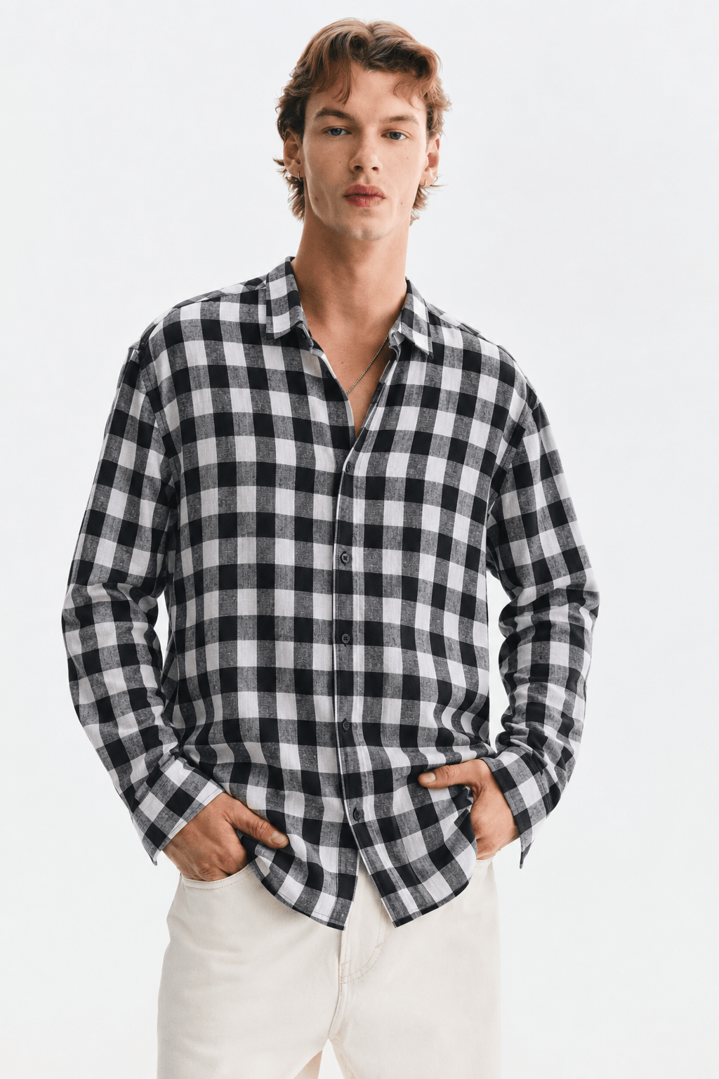 PLAID - CHECKED MEN'S SHIRT - URBUNX