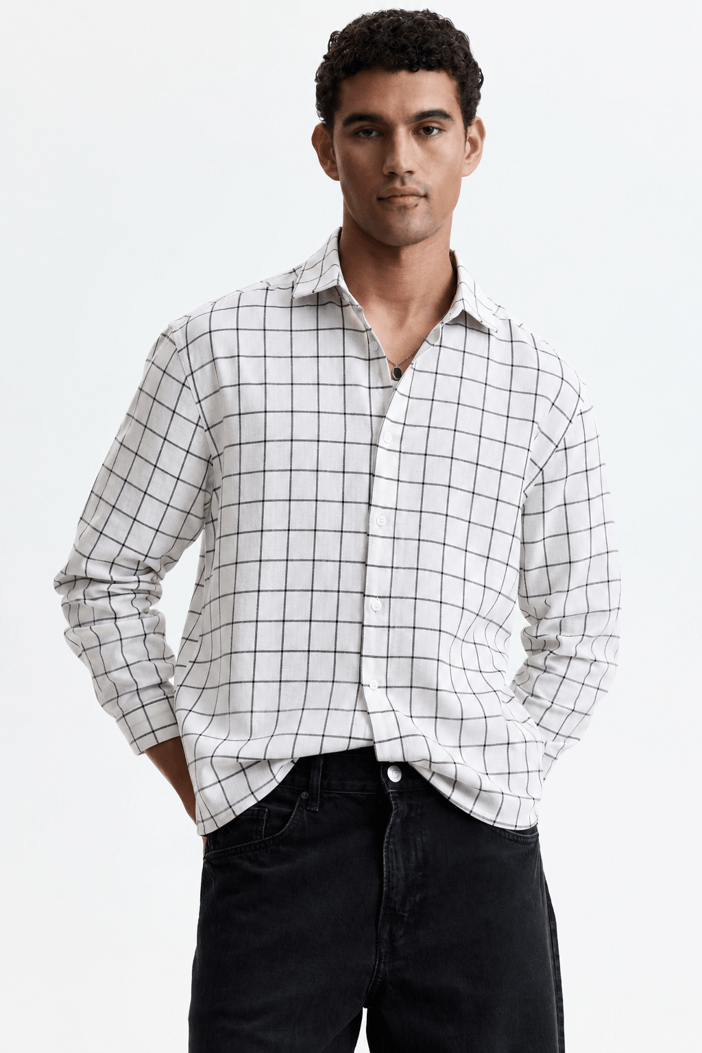 GRID - CHECKED MEN'S SHIRT - URBUNX