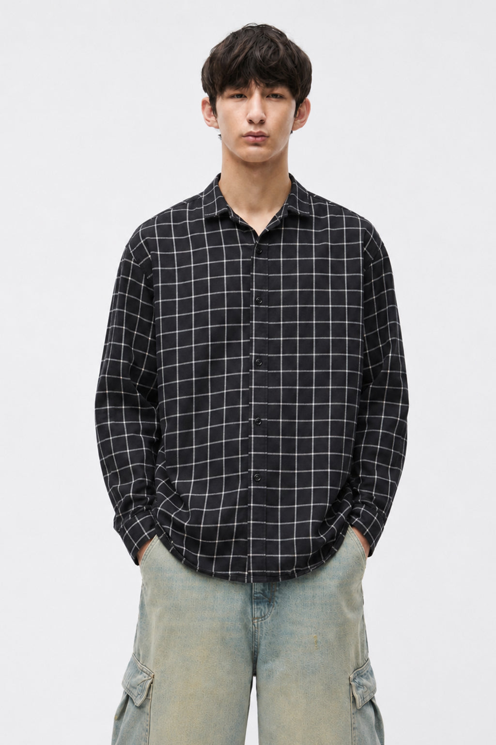SQUARE - CHECKED MEN'S SHIRT