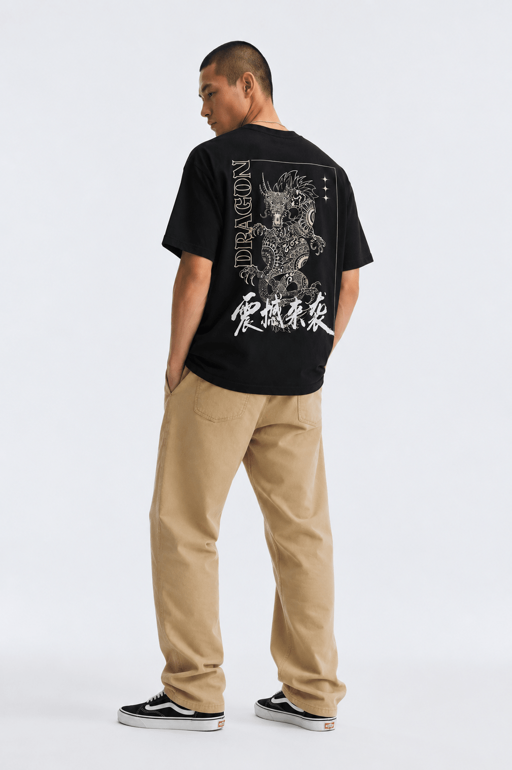 DRAGON - OVERSIZED MEN'S STREETWEAR T-SHIRT - URBUNX