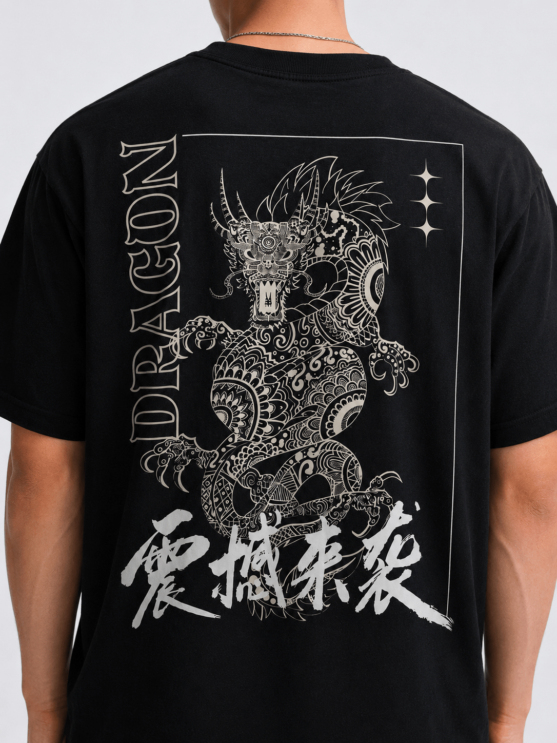 DRAGON - OVERSIZED MEN'S STREETWEAR T-SHIRT - URBUNX