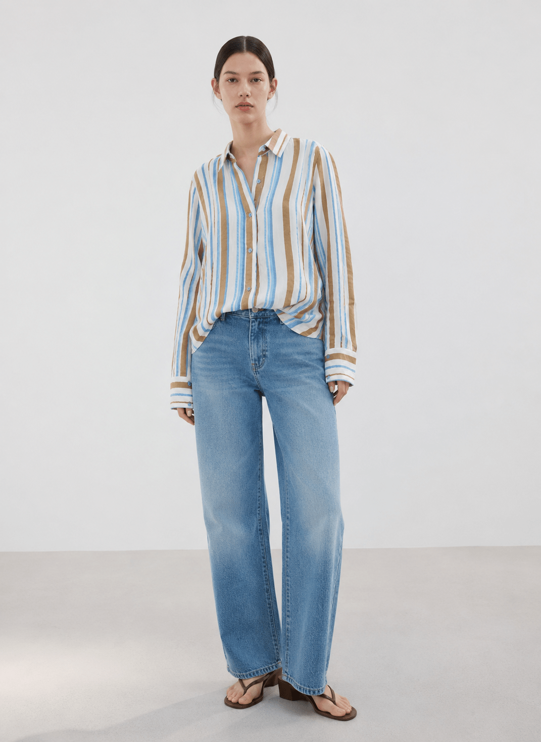 COASTAL - STRIPE WOMEN'S SHIRT - URBUNX