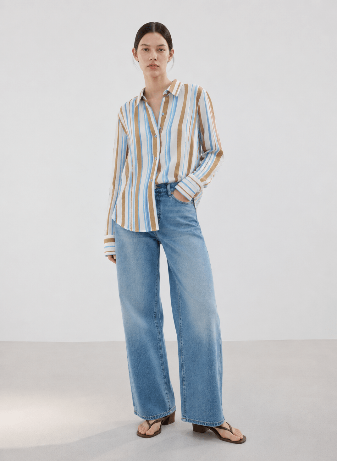 COASTAL - STRIPE WOMEN'S SHIRT - URBUNX