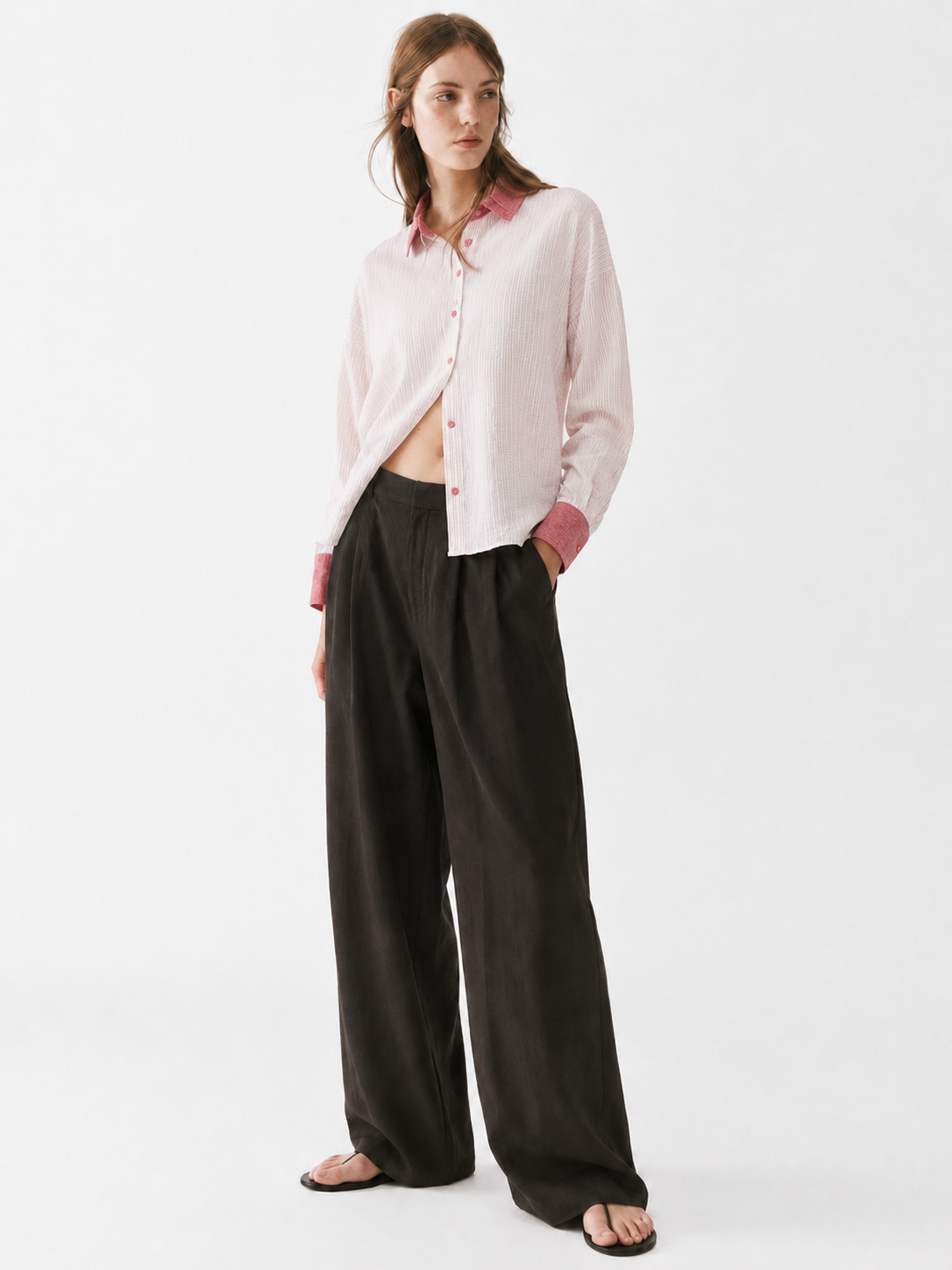 WINE - OVERSIZED WOMEN'S SHIRT