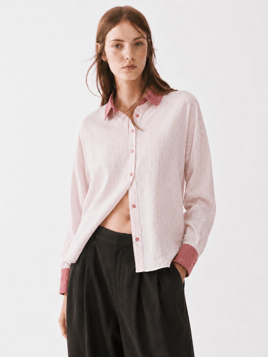 WINE - OVERSIZED WOMEN'S SHIRT - URBUNX