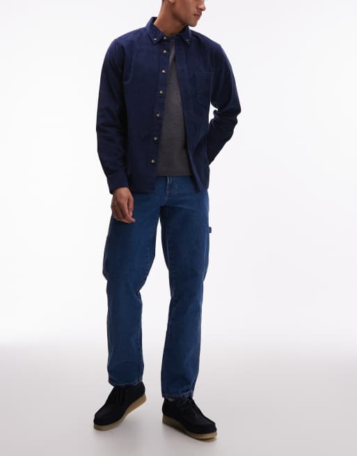 Dickies 993 regular tapered carpenter jeans in classic blue