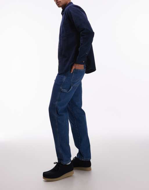 Dickies 993 regular tapered carpenter jeans in classic blue