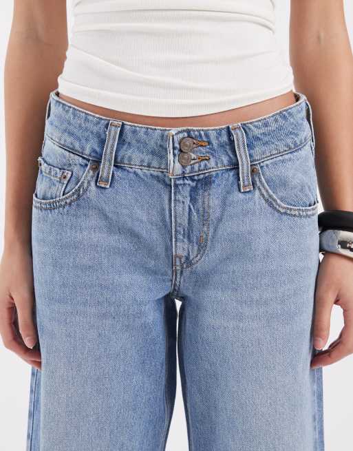 Levi's superlow loose jeans in washed blue