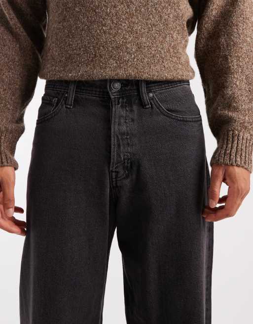 Jack & Jones Dave super baggy jeans in black