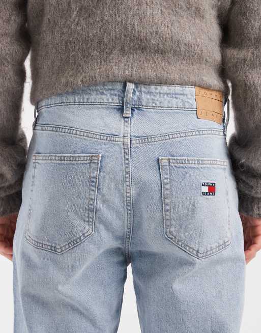 Tommy Jeans Otis regular straight fit jeans in light wash blue