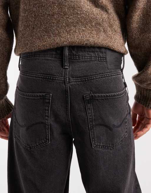 Jack & Jones Dave super baggy jeans in black