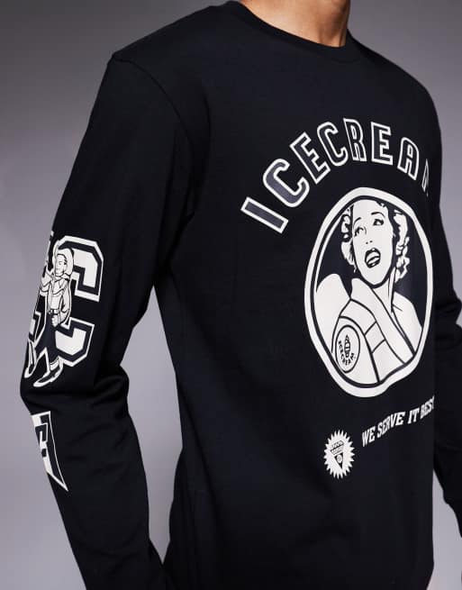 ICECREAM multi graphic long sleeve