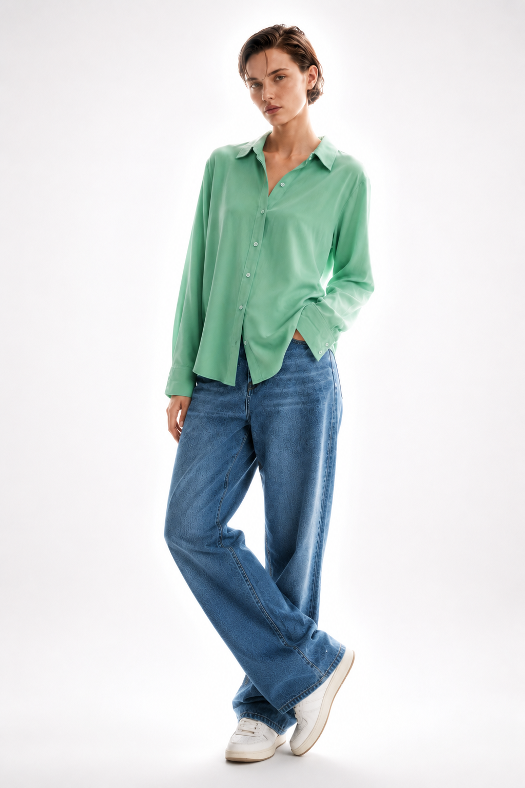 MINT - PLAIN WOMEN SHIRT