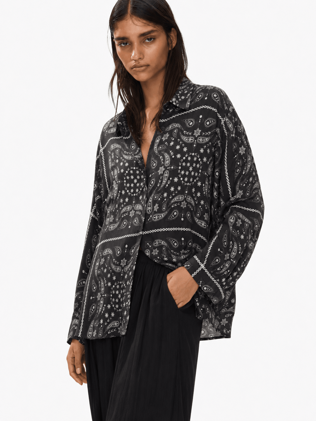 BANDANA - PRINTED WOMEN SHIRT - URBUNX