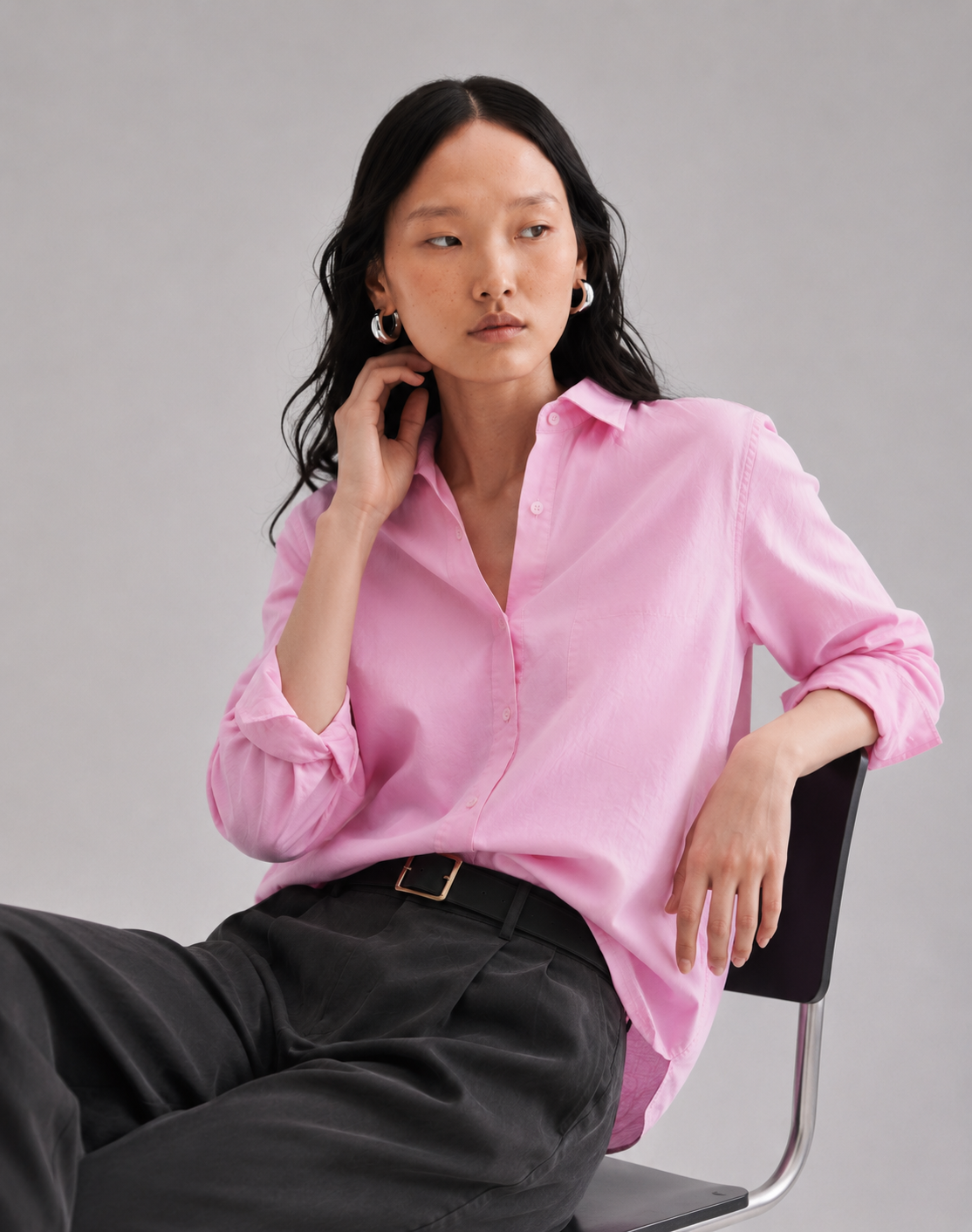 BLUSH - PLAIN WOMEN SHIRT