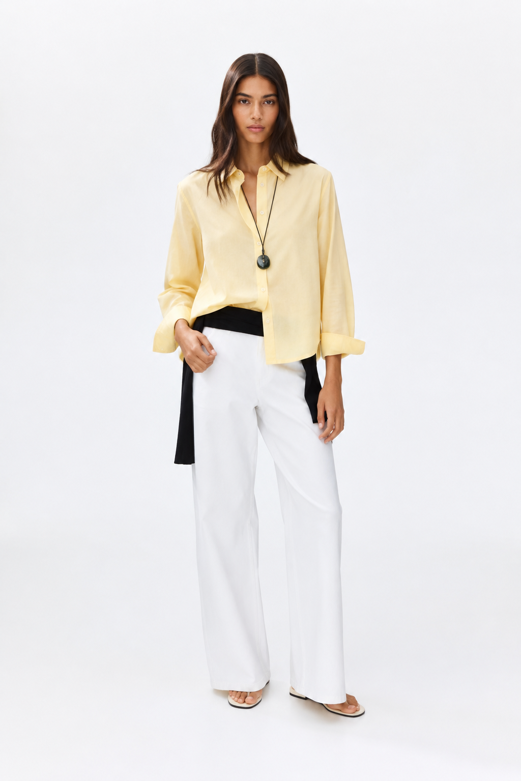 LEMON - PLAIN WOMEN SHIRT