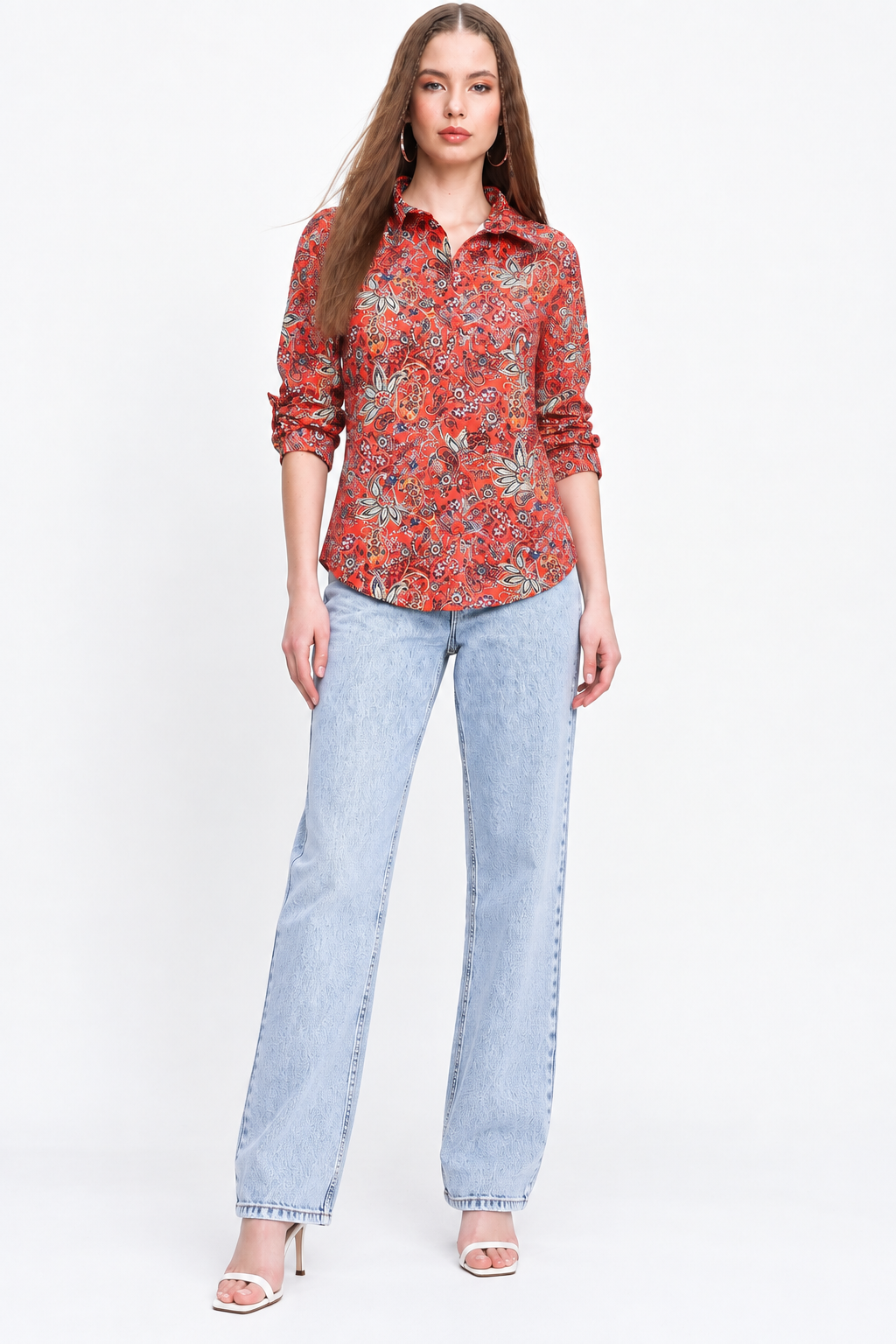 FLAME - PRINTED WOMEN SHIRT