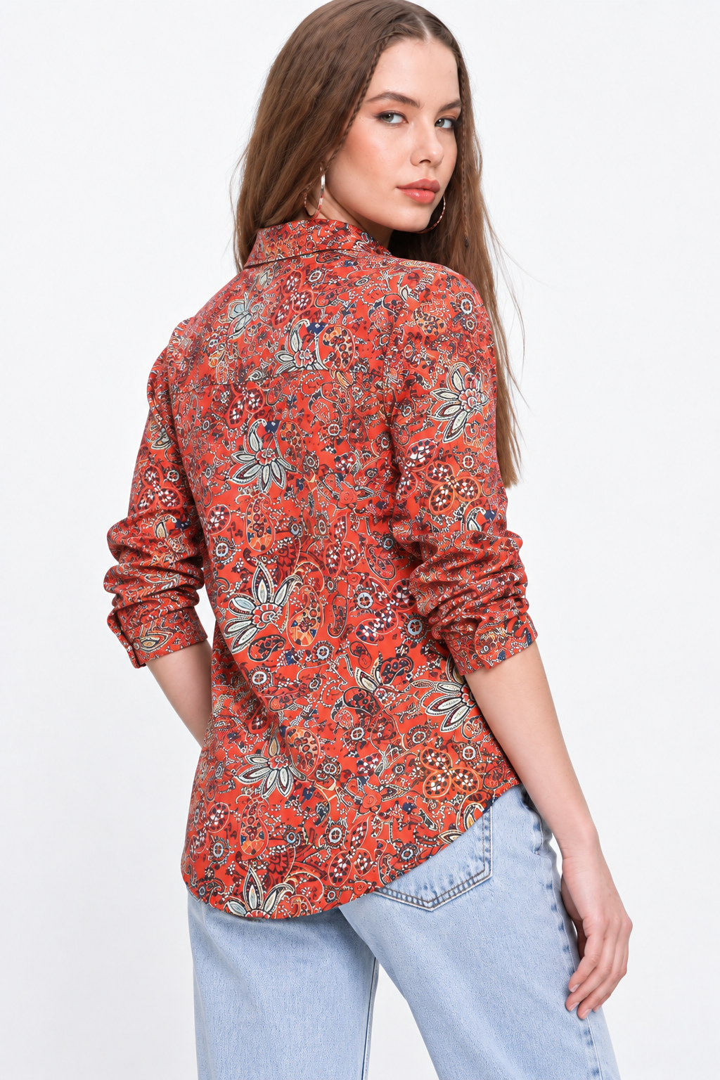 FLAME - PRINTED WOMEN SHIRT