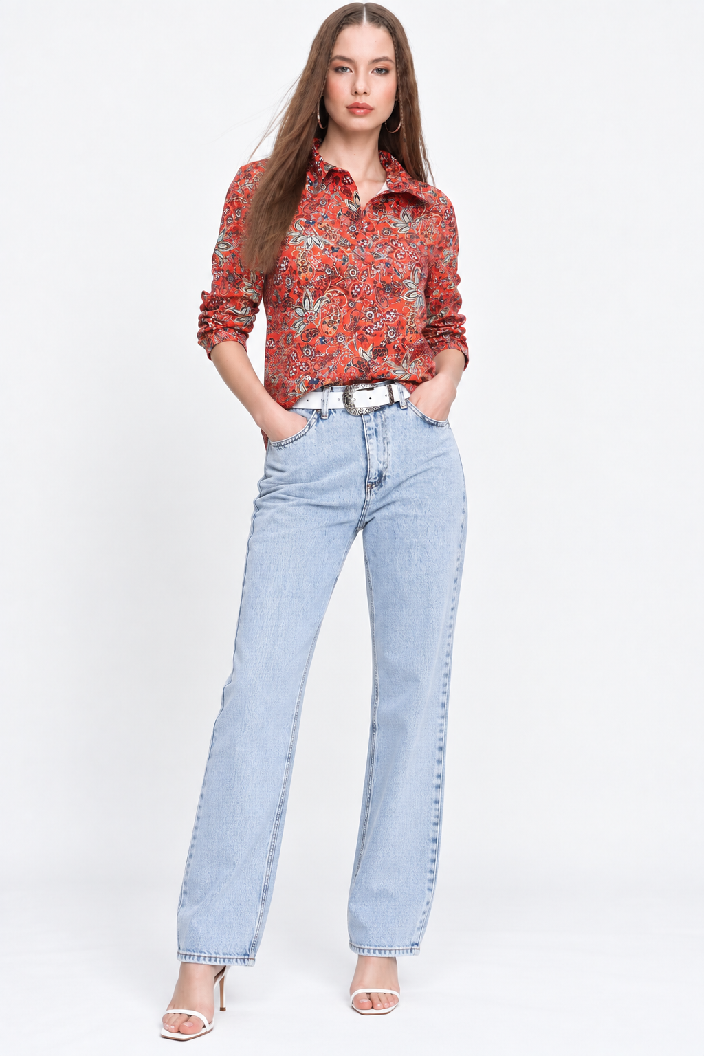 FLAME - PRINTED WOMEN SHIRT