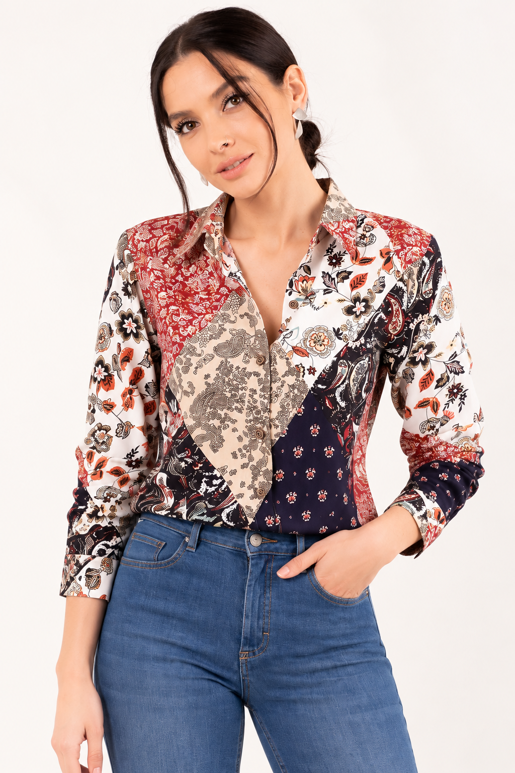 FRESCO - PRINTED WOMEN SHIRT