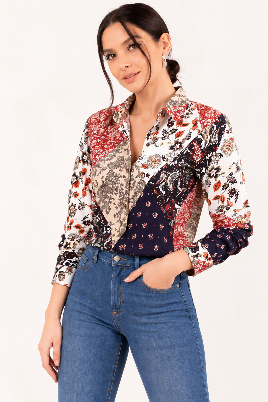 FRESCO - PRINTED WOMEN SHIRT