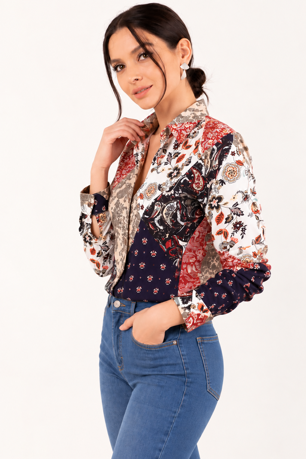 FRESCO - PRINTED WOMEN SHIRT