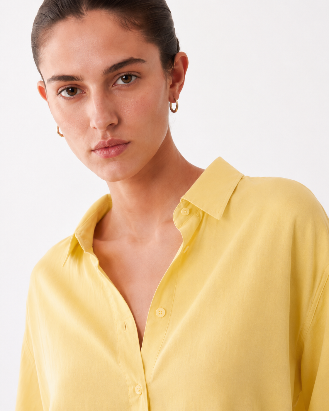LEMON - PLAIN WOMEN SHIRT