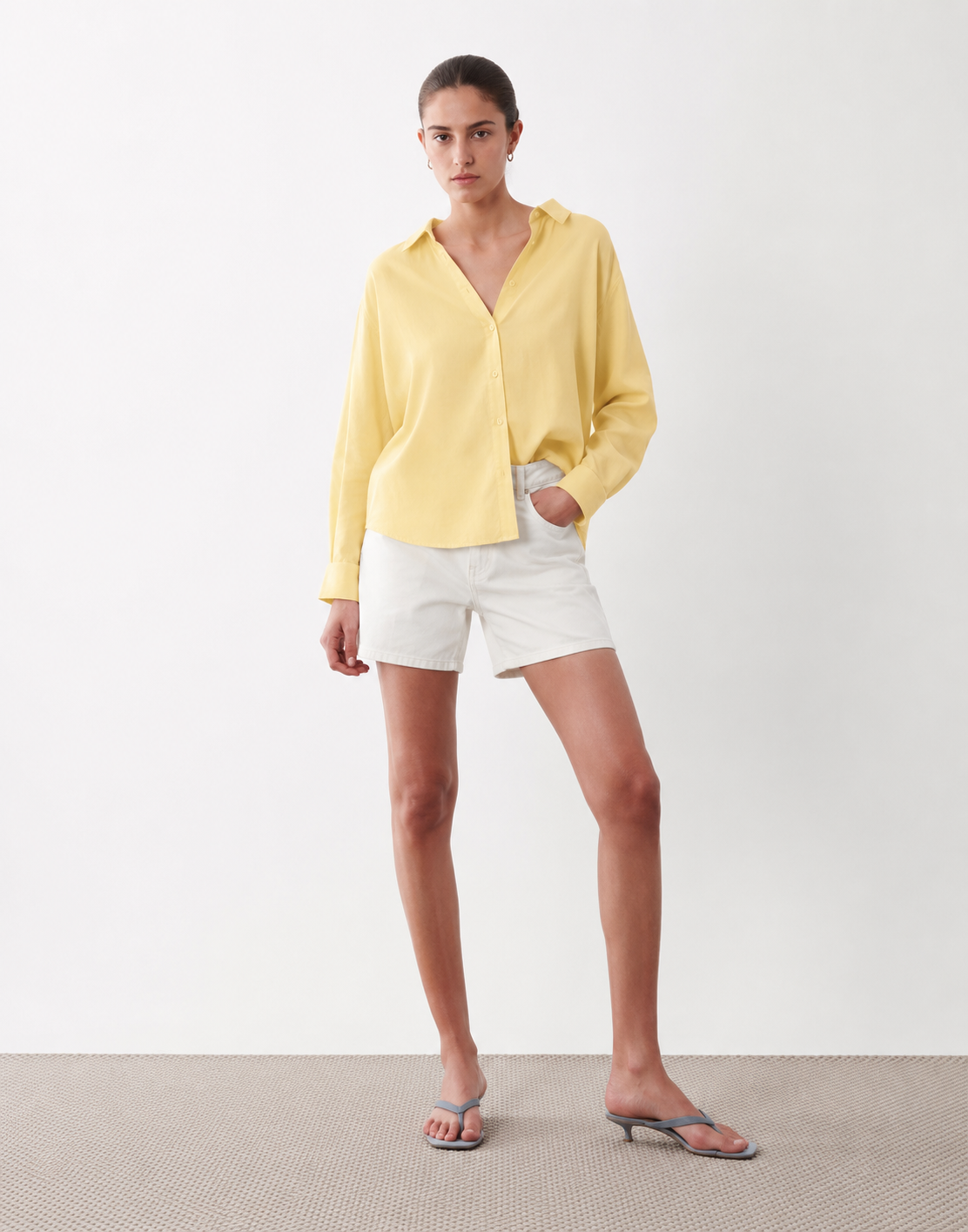 LEMON - PLAIN WOMEN SHIRT