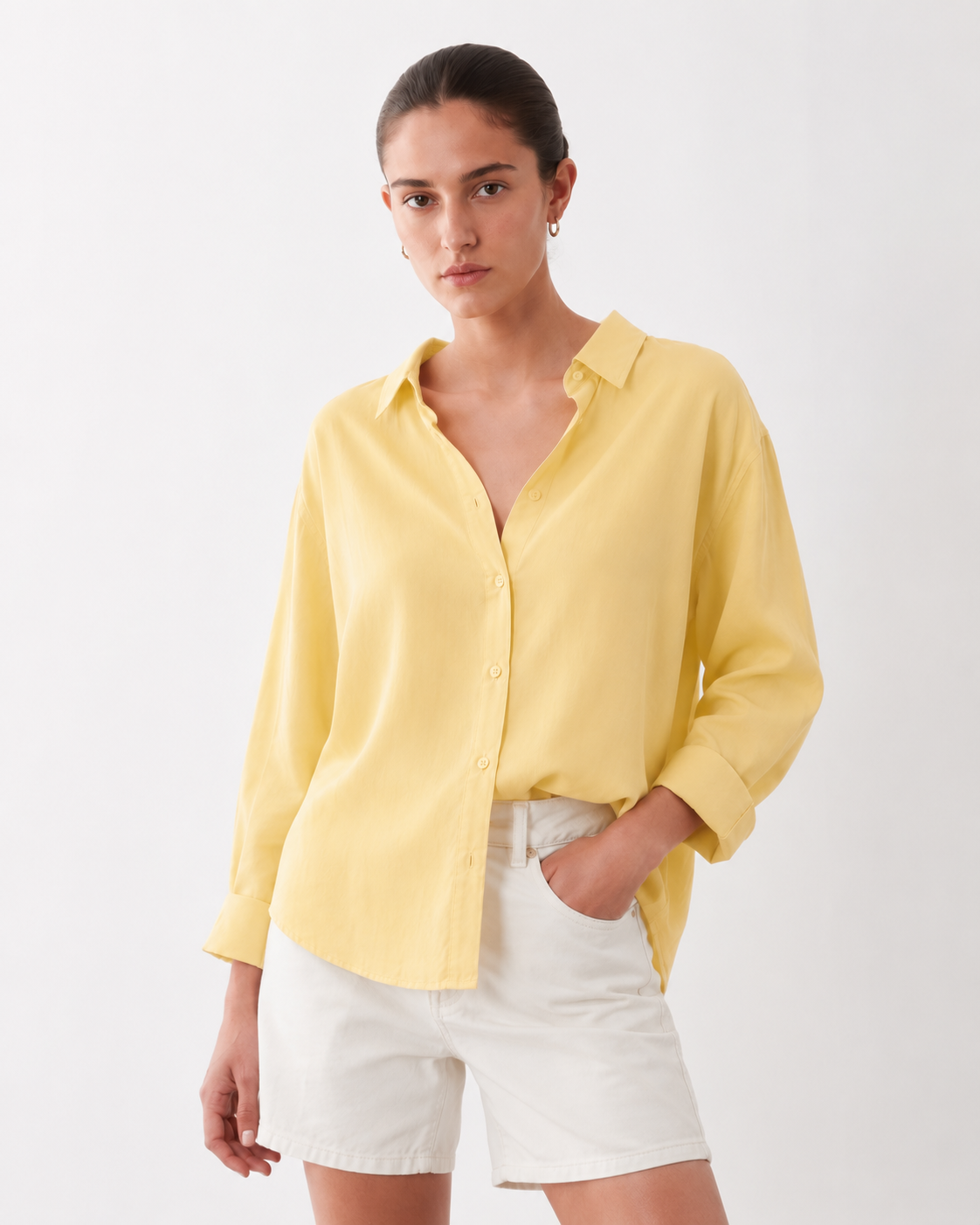 LEMON - PLAIN WOMEN SHIRT