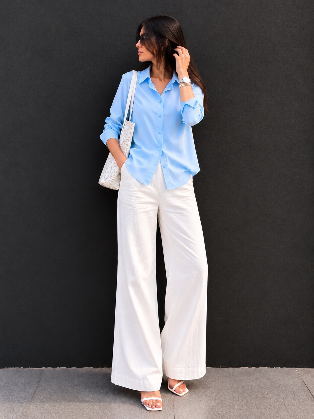 OCEAN SHIRT + LINEN TROUSER - COMBO