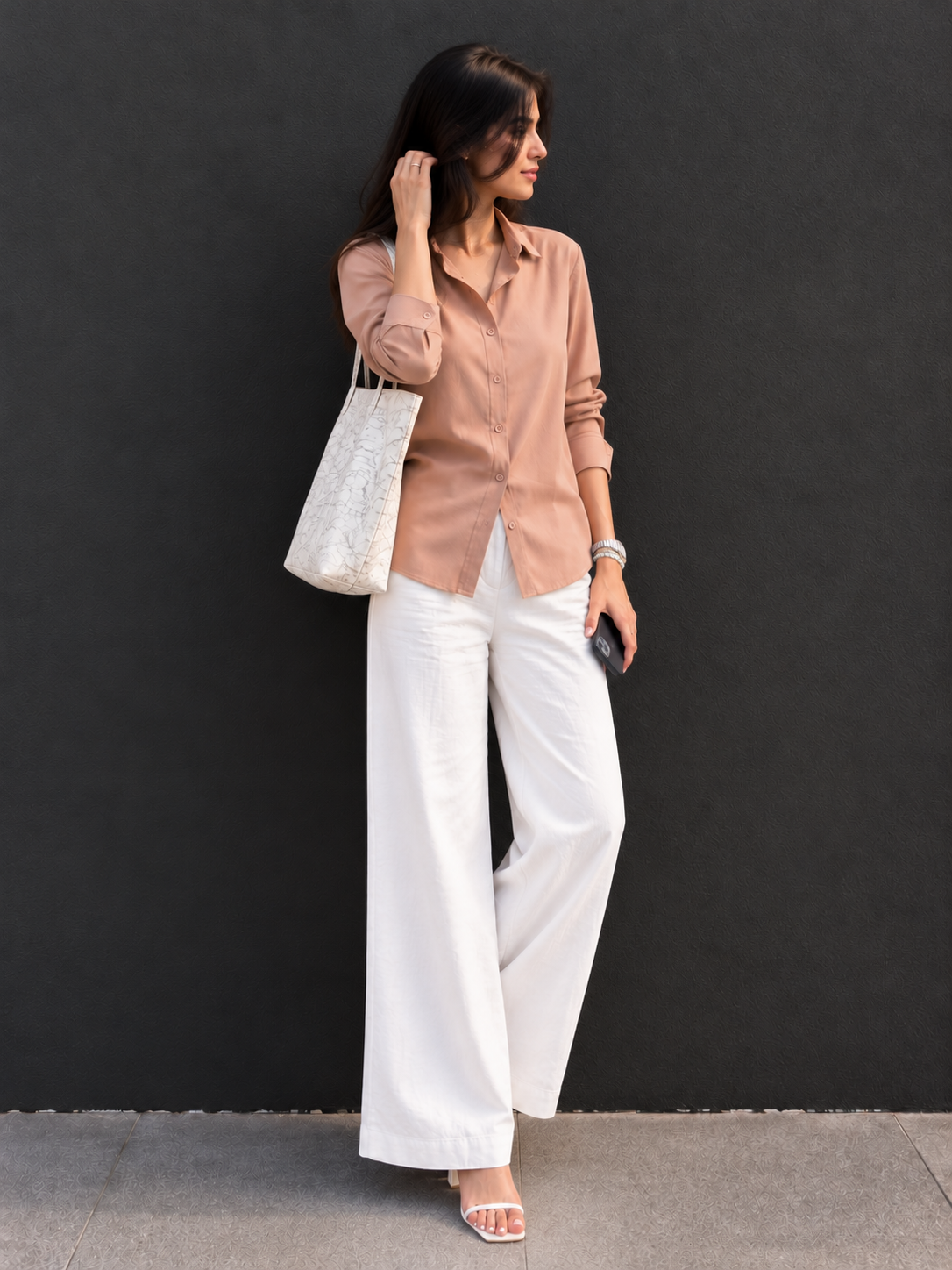 FOSSIL SHIRT + LINEN TROUSER - COMBO