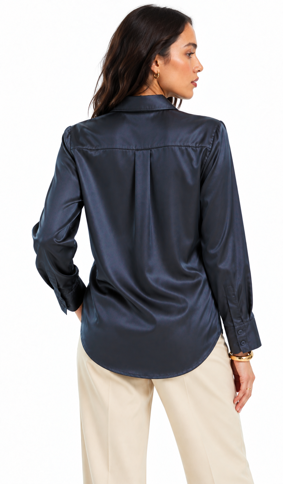 OXFORD - PLAIN WOMEN SATIN SHIRT