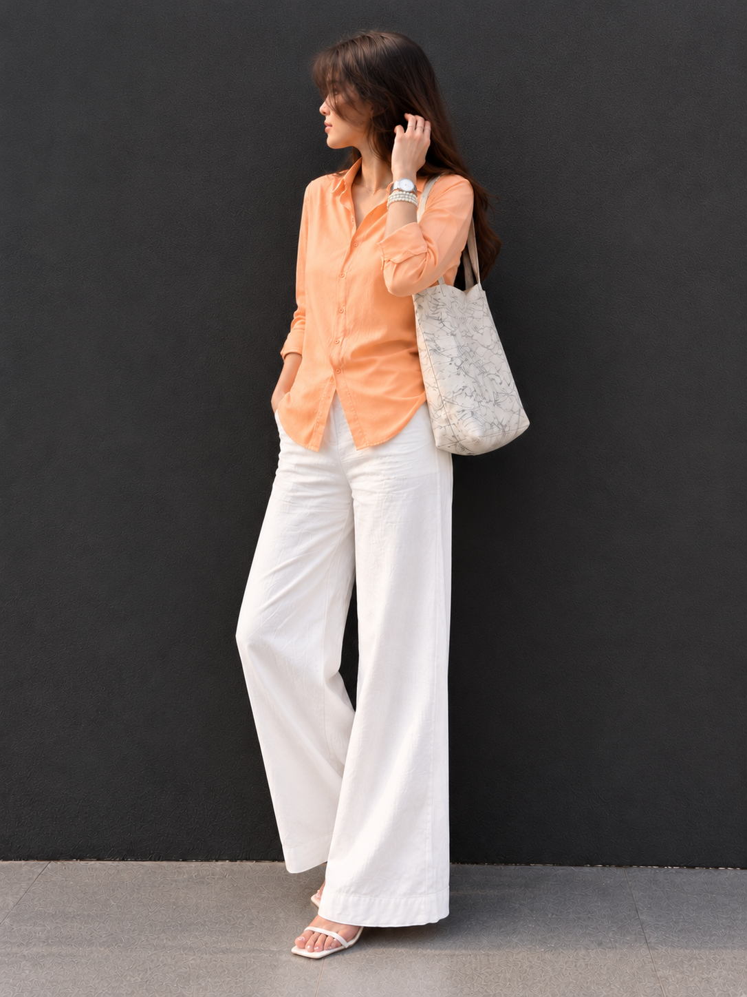 MELON SHIRT + LINEN TROUSER - COMBO
