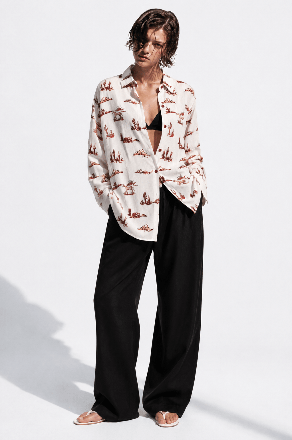 RUSTIC - PRINTED WOMEN SHIRT - URBUNX