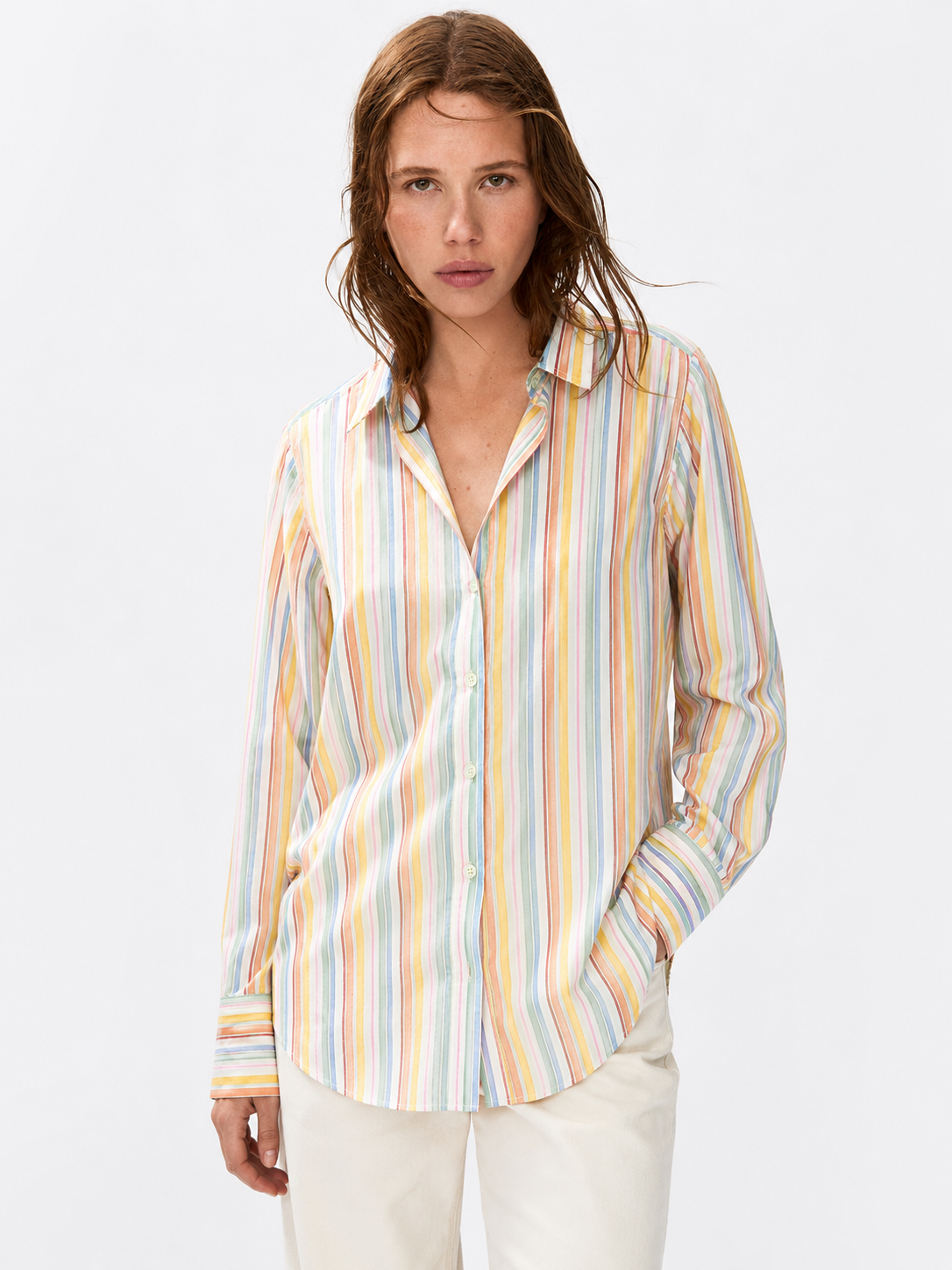 RAINBOW - STRIPE WOMEN'S SHIRT