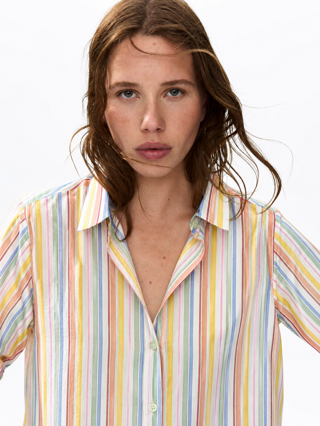 RAINBOW - STRIPE WOMEN'S SHIRT