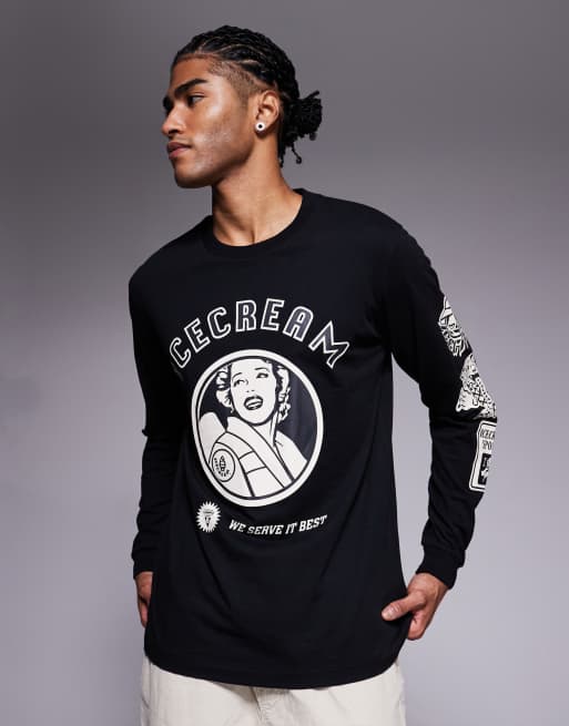 ICECREAM multi graphic long sleeve